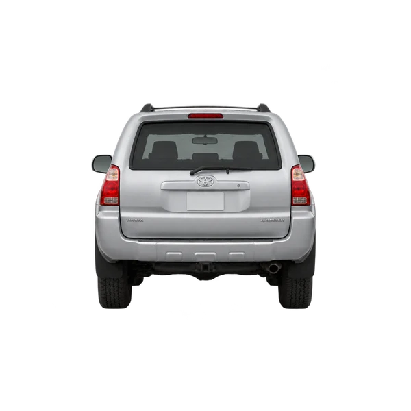 Toyota 4-Runner 2005 en plateado, vista trasera