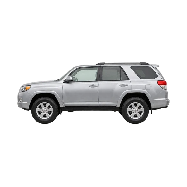 Toyota 4-Runner 2010 argent, vue côté (vers la gauche)