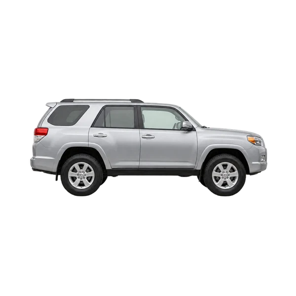 Toyota 4-Runner 2010 argent, vue profil (tourné vers la droite)