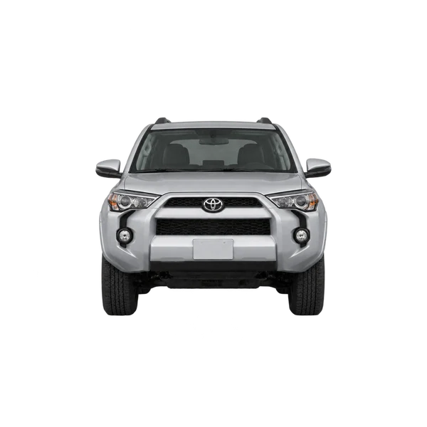 シルバーの2015 Toyota 4-Runner（正面ビュー）
