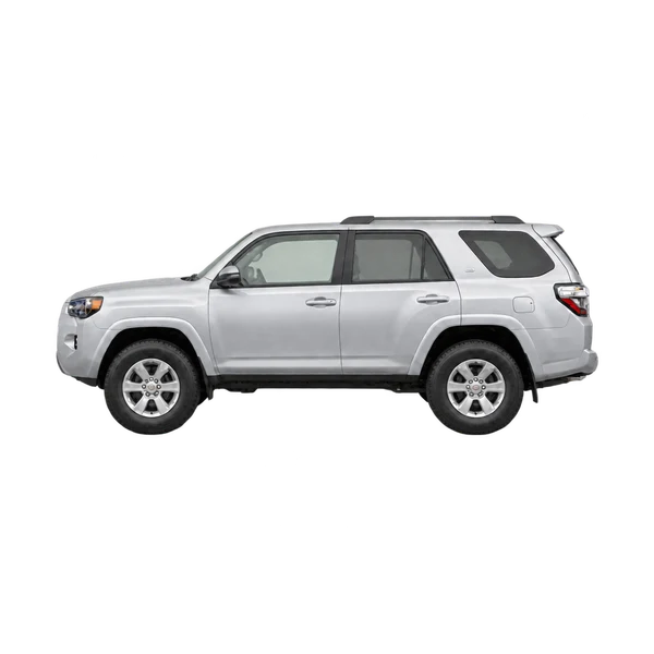 シルバーの2015 Toyota 4-Runner（側面（左向き）ビュー）