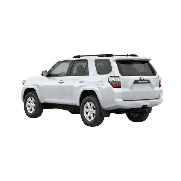 Toyota 4-Runner 2017 prata, vista três quartos traseira (voltada para a esquerda)
