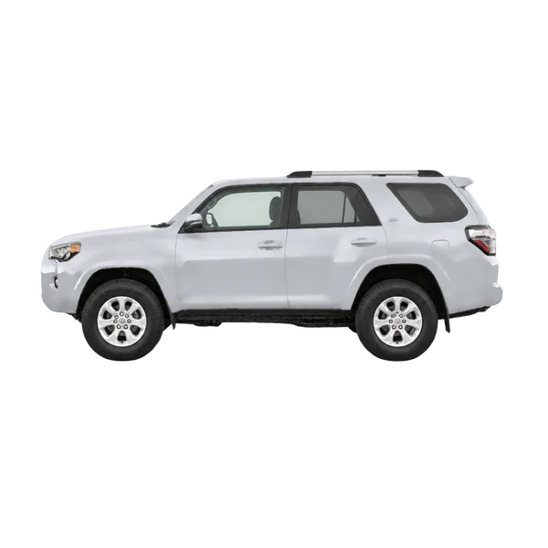 Toyota 4-Runner 2017 prata, vista lateral (voltada para a esquerda)