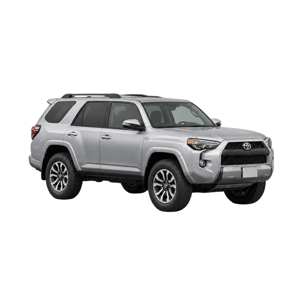 2025 Toyota 4-Runner in Silber, Ansicht: Dreiviertelansicht vorne (nach links gerichtet)