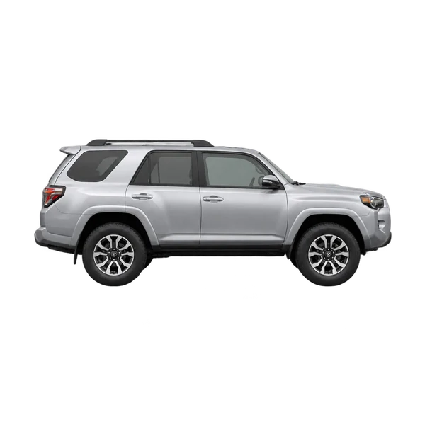 Toyota 4-Runner 2025 argent, vue profil (tourné vers la droite)