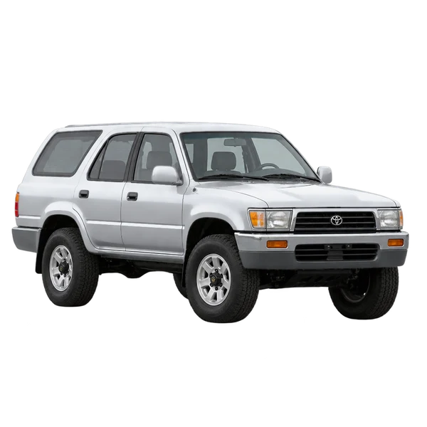 silver 1990 Toyota 4Runner front three-quarter (facing left) view