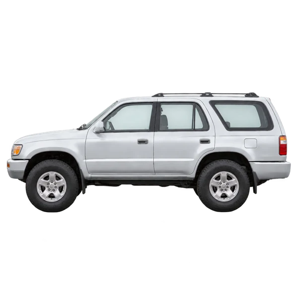Toyota 4Runner 1995 argent, vue côté (vers la gauche)