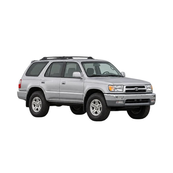 silver 1996 Toyota 4Runner front three-quarter (facing left) view