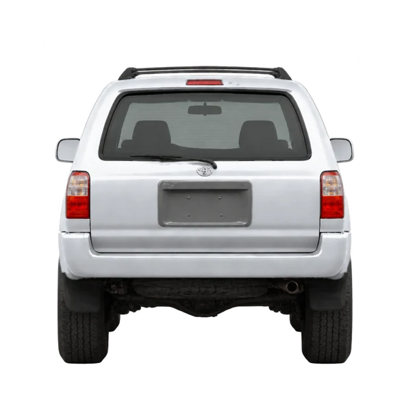 Toyota 4Runner 1999 en plateado, vista trasera