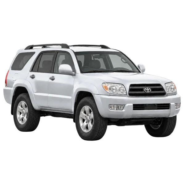 silver 2003 Toyota 4Runner front three-quarter (facing right) view