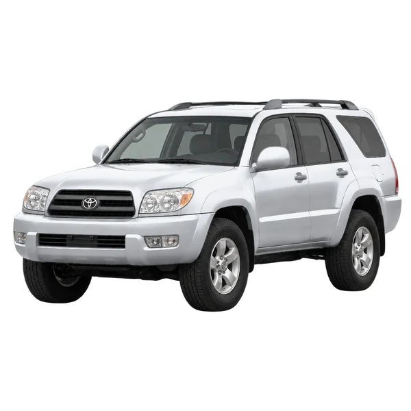 Toyota 4Runner 2009 en plateado, vista frontal tres cuartos (hacia la izquierda)