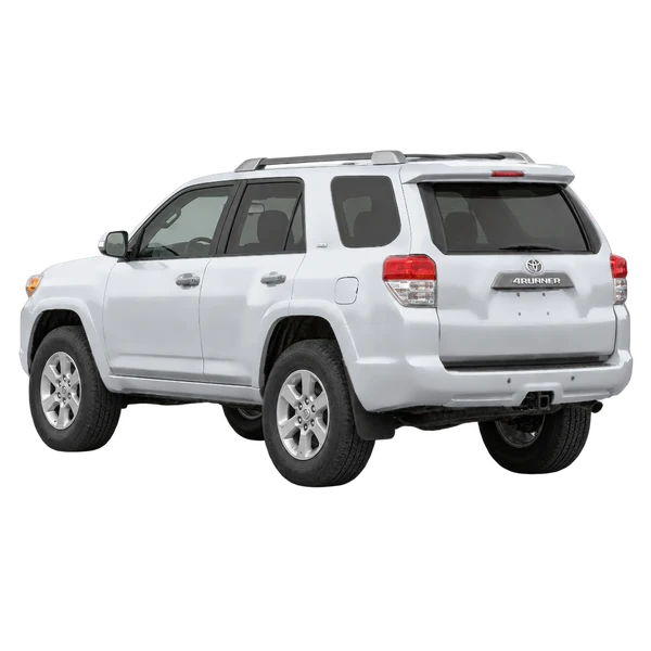 silver 2010 Toyota 4Runner rear three-quarter (facing left) view