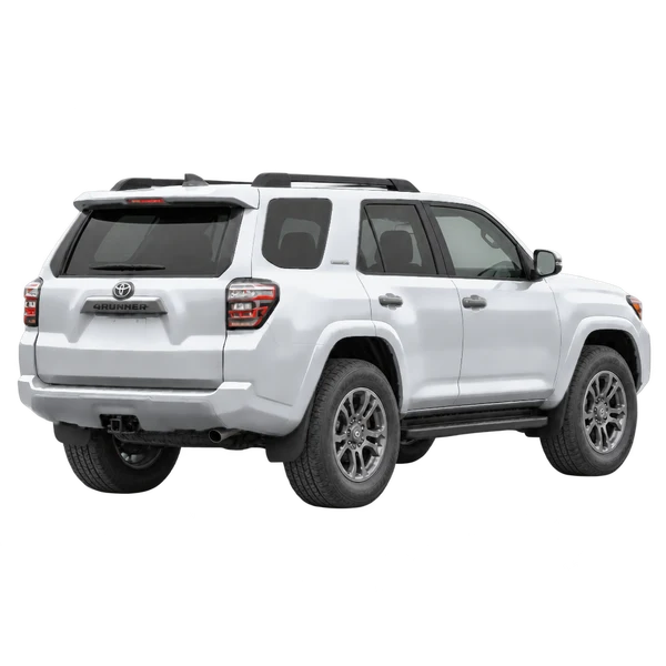 silver 2025 Toyota 4Runner rear three-quarter (facing right) view
