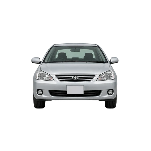 Toyota Allion 2005 باللون فضي، منظر أمامي