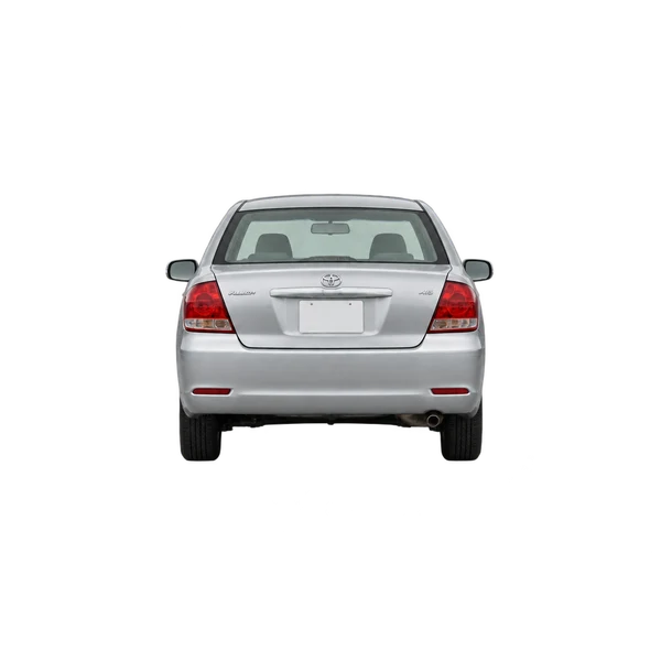 Toyota Allion 2005 باللون فضي، منظر من الخلف