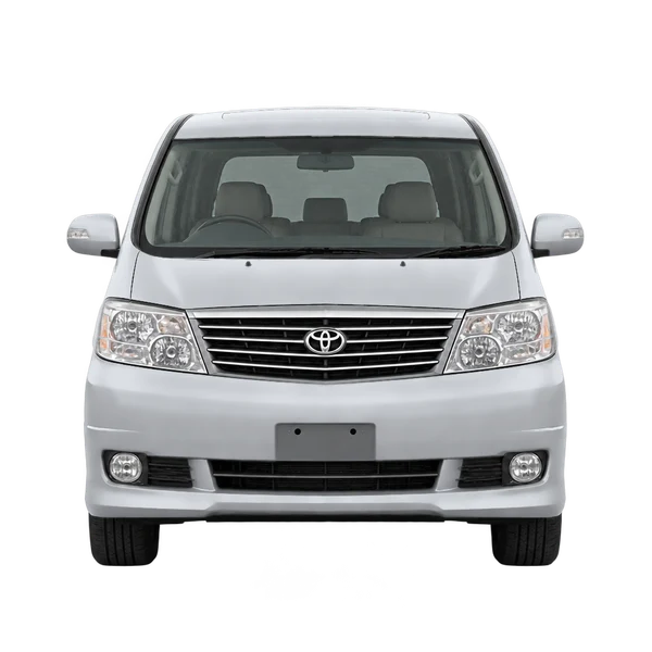 Toyota Alphard 2002 argent, vue avant