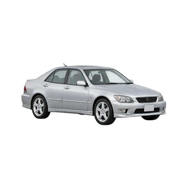 2000 Toyota Altezza in Silber, Ansicht: Dreiviertelansicht vorne (nach links gerichtet)