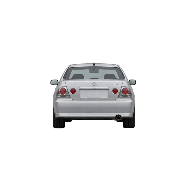 2000 Toyota Altezza in Silber, Ansicht: Heck