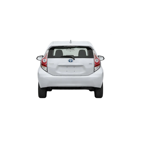 シルバーの2016 Toyota Aqua（リアビュー）