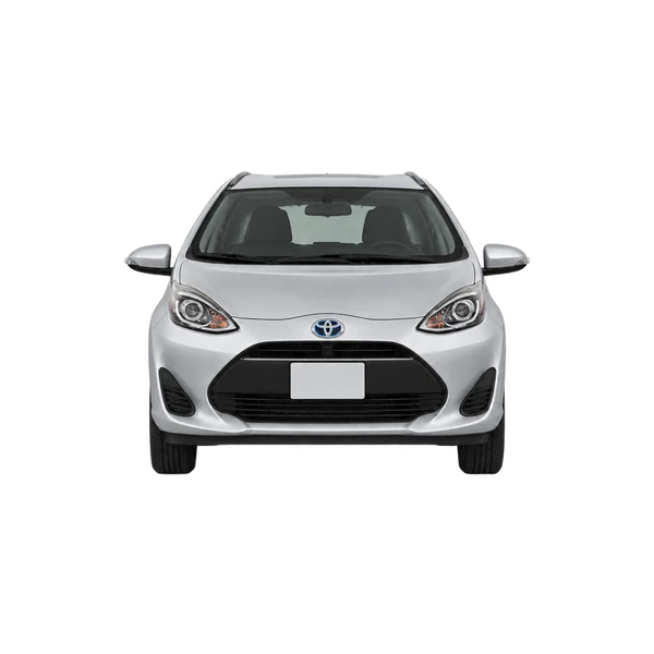 シルバーの2020 Toyota Aqua（正面ビュー）