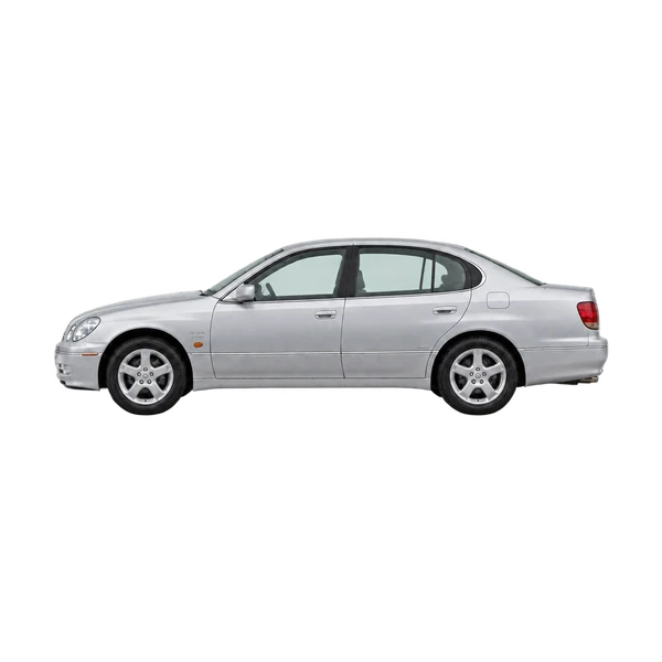 2000 Toyota Aristo V300 in Silber, Ansicht: Seite (nach links gerichtet)