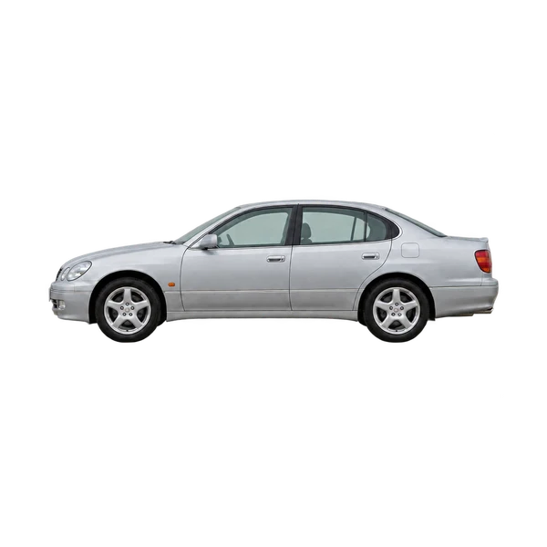 Toyota Aristo 1995 argent, vue côté (vers la gauche)