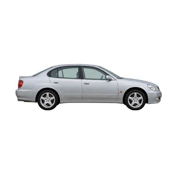 Toyota Aristo 1995 argent, vue profil (tourné vers la droite)