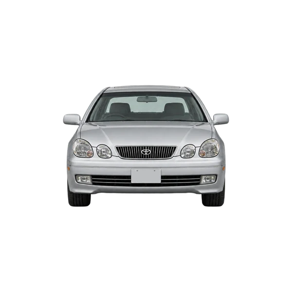Toyota Aristo 2000 en plateado, vista frontal