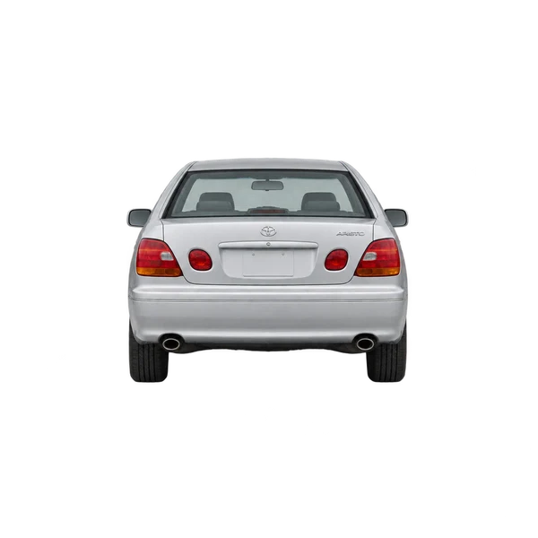 Toyota Aristo 2000 en plateado, vista trasera