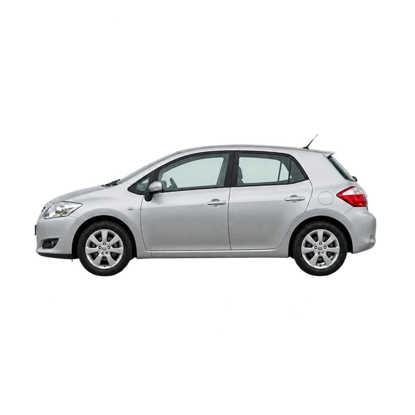 2010 Toyota Auris TR in Silber, Ansicht: Seite (nach links gerichtet)