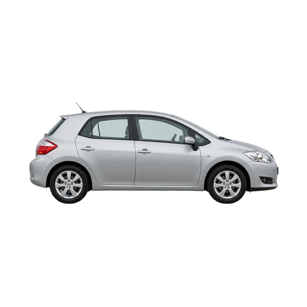 2010 Toyota Auris TR in Silber, Ansicht: Seite (nach rechts gewandt)