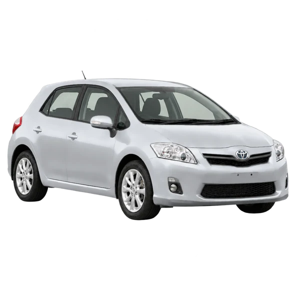 2012 Toyota Auris in Silber, Ansicht: Dreiviertelansicht vorne (nach rechts)