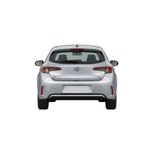 Toyota Auris 2020 en plateado, vista trasera