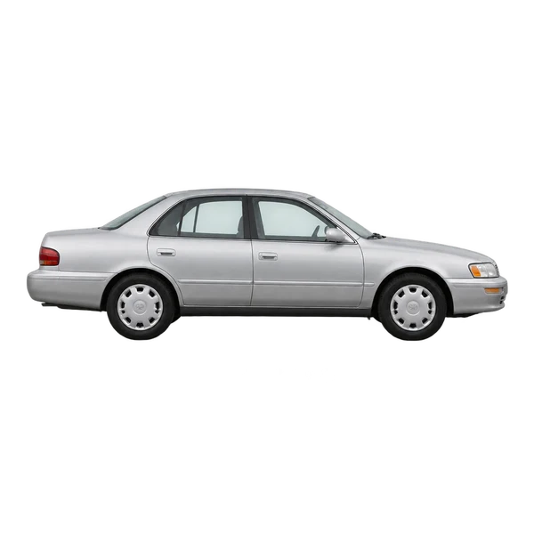 Toyota Avalon 1996 en plateado, vista lateral (hacia la derecha)