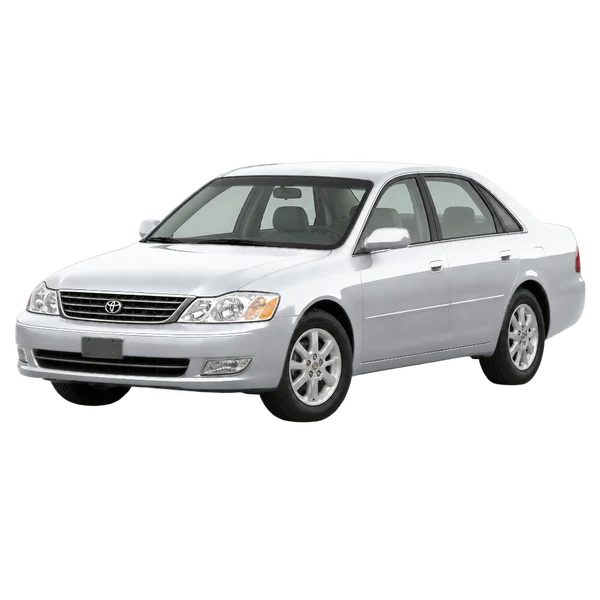 2000 Toyota Avalon in Silber, Ansicht: Dreiviertelansicht vorne (nach links gerichtet)