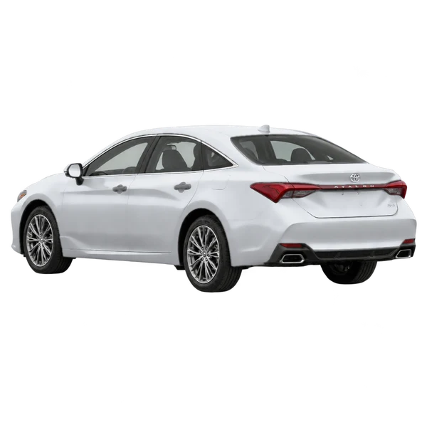 Toyota Avalon 2021 en plateado, vista tres cuartos trasero (mirando a la izquierda)