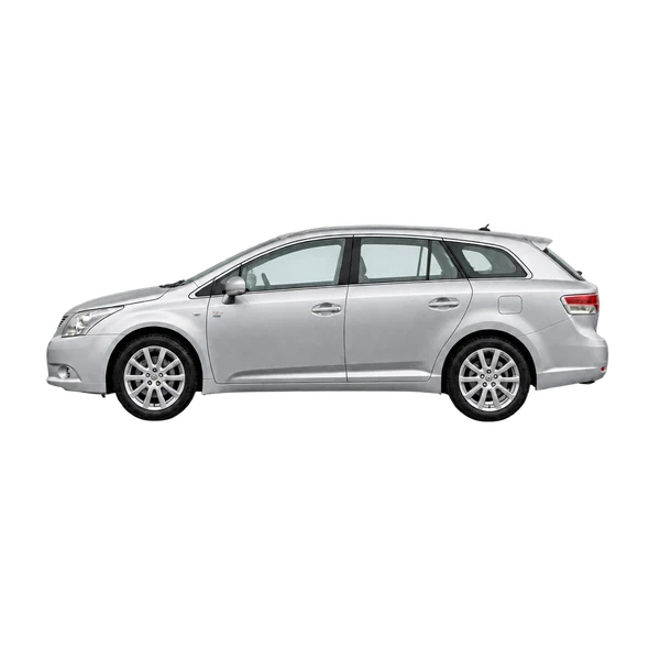 2010 Toyota Avensis TR D-4D in Silber, Ansicht: Seite (nach links gerichtet)