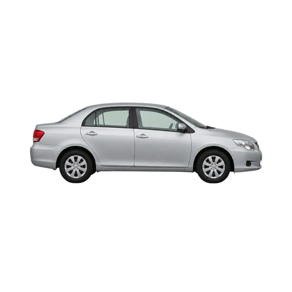 2010 Toyota Axio in Silber, Ansicht: Seite (nach rechts gewandt)