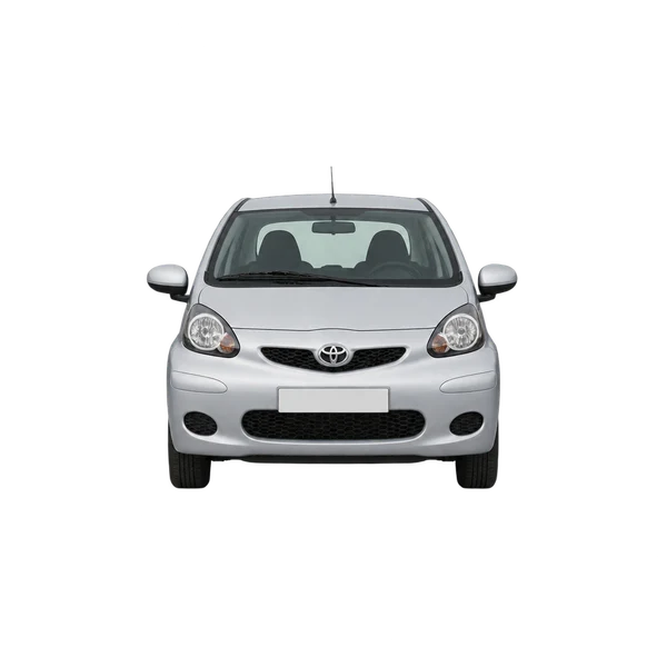 Toyota Aygo 2010 argent, vue avant
