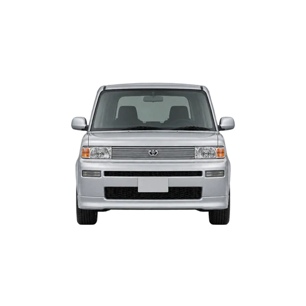 Toyota BB 2000 prata, vista frente
