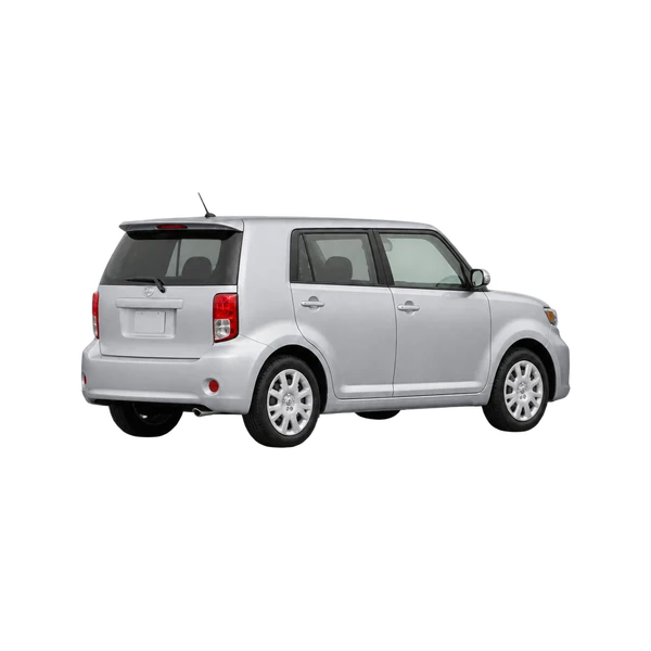 シルバーの2015 Toyota BB(リア斜め(左向き)ビュー)