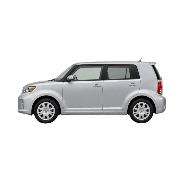 シルバーの2015 Toyota BB(側面(左向き)ビュー)