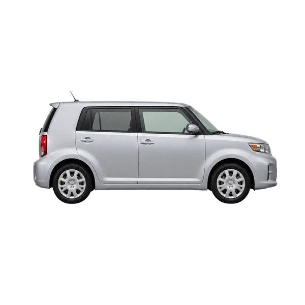 シルバーの2015 Toyota BB(側面(右向き)ビュー)