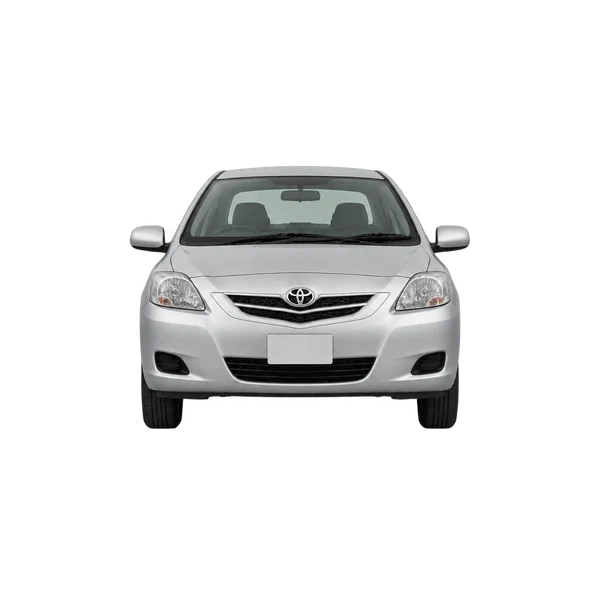 2005 Toyota Belta in Silber, Ansicht: Front