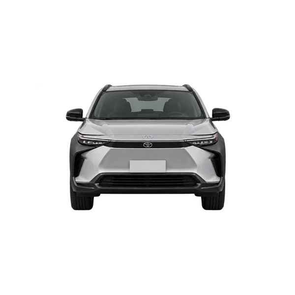 Toyota bZ 2026 en plateado, vista frontal