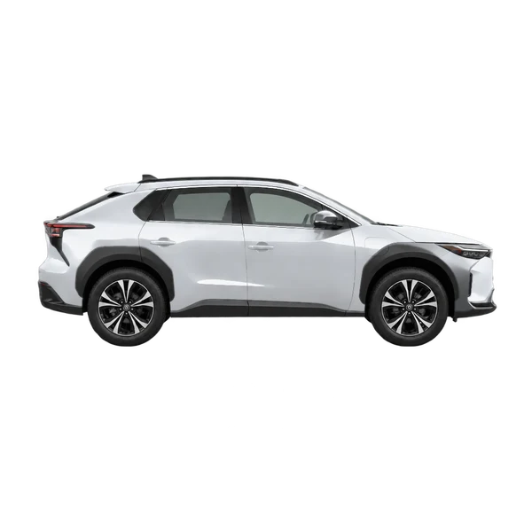2022 Toyota bZ4X in Silber, Ansicht: Seite (nach rechts gewandt)