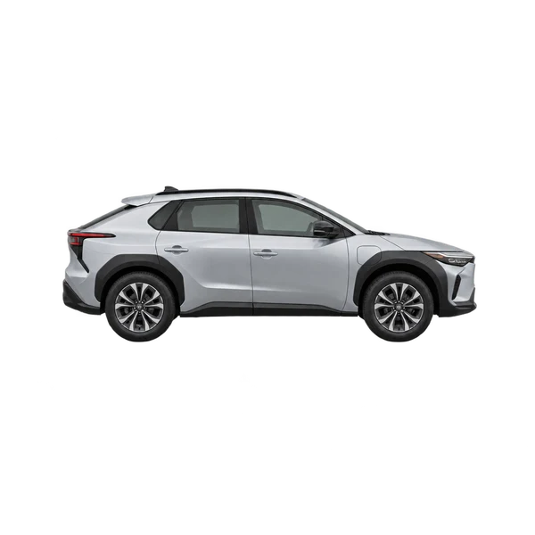 2026 Toyota bZ4X in Silber, Ansicht: Seite (nach rechts gewandt)