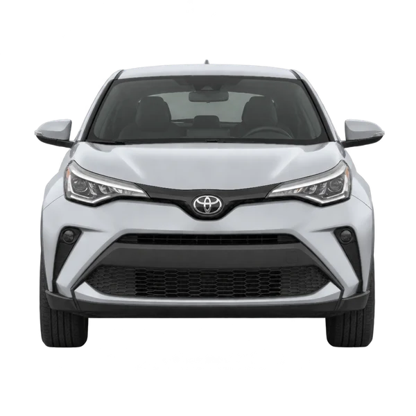 シルバーの2025 Toyota C-HR（正面ビュー）