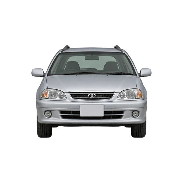 2000 Toyota Caldina in Silber, Ansicht: Front