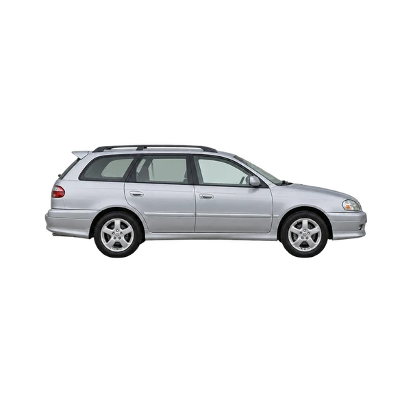 2000 Toyota Caldina in Silber, Ansicht: Seite (nach rechts gewandt)